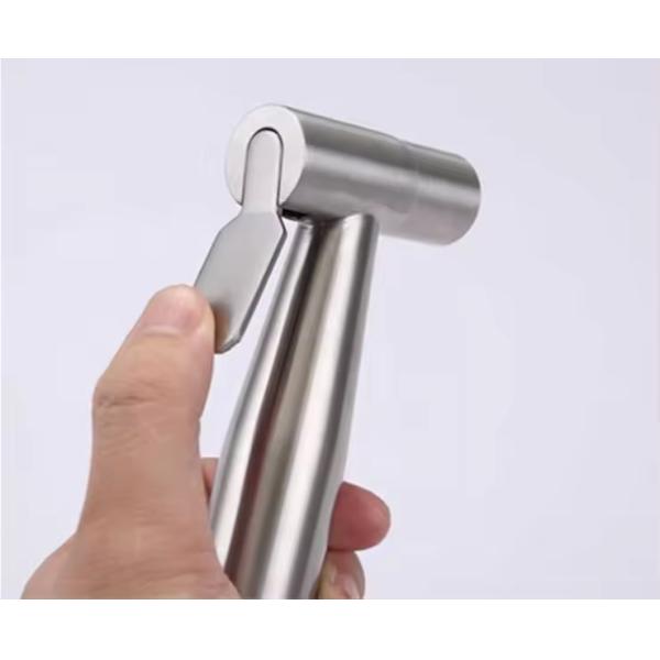 2024 Lizhen Round Toilet Bidet Spray Handheld Sprayer Wash Kit with Chrome Water Hose