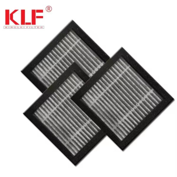High Efficiency Activated Carbon HEPA Filter with Cardboard Frame and Customized Size for Home Air Purifier