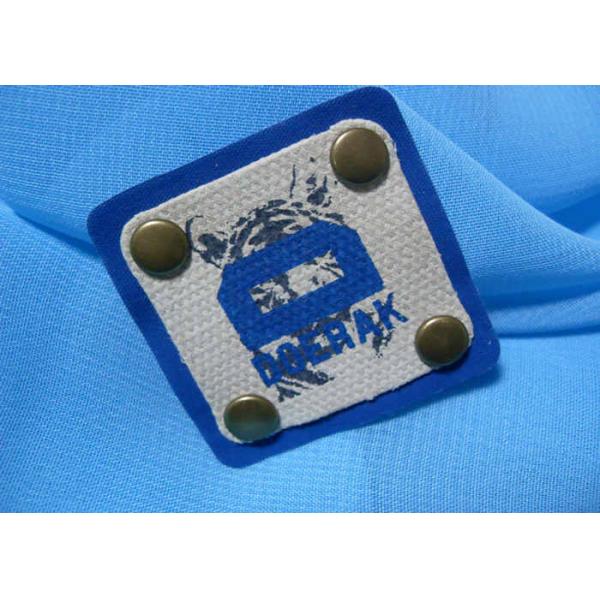 100% полиэстер/заплаты одежды хлопка декоративные с изготовленным на заказ печатанием логотипа