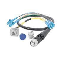 2 ou 4 canais ODC ao soquete exterior frente e verso da tomada do conector ODC do núcleo do cabo IP67 ODC 2 do LC aos cabos do remendo do LC