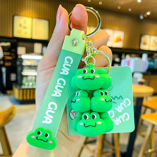 Animal Keychain Handbag Charms Kawaii Anime Keyring for Kids Boy Girl