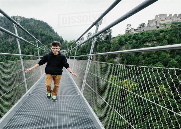Flexible Customized Durable Stainless Steel Webnet 1.6mm Safety For Bridge