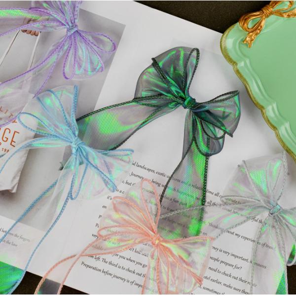 Красочный Fishtail цветок торта ленты марли упаковывая ленту DIY флористическую бумажную