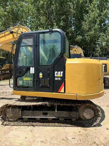 Excavateur d'occasion CAT 307E2 d'origine importée, peinture d'usine d'origine, moteur d'origine, aucun enregistrement de réparation majeure