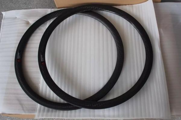 Clincher Compatible Tubuless Rim 700C 38MM 25mm Wide Road Bicycle Carbon Clincher Tubuless Rims Used for V&Disc Brake