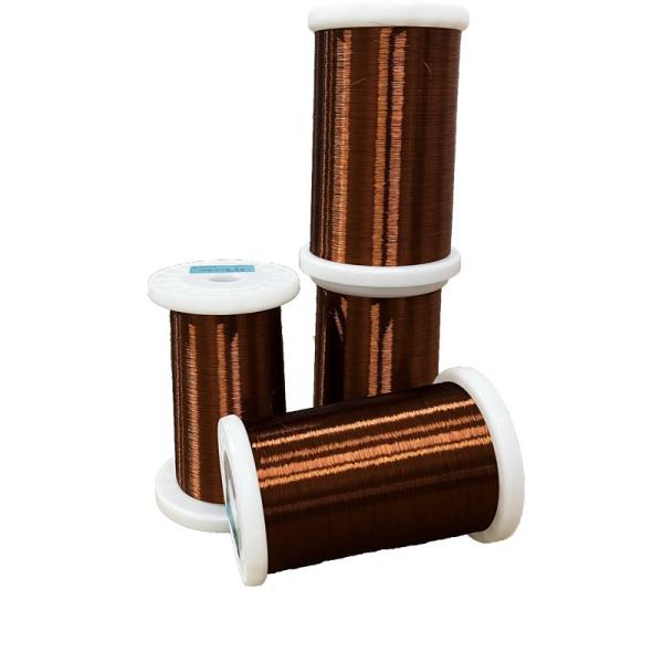 Overcoat Polyamide Imide Enameled Copper Winding Wire 0.10mm - 3.2mm chemical resistant