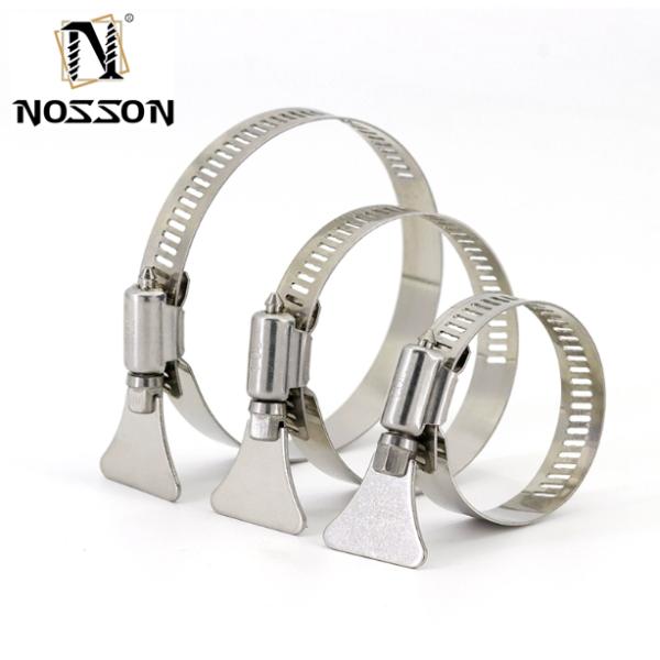 Customized Germany Type Stainless Steel Quick Release Telescopic Tube C Type Pipe Hose Clips Clamps with Thumb Screw/Handle