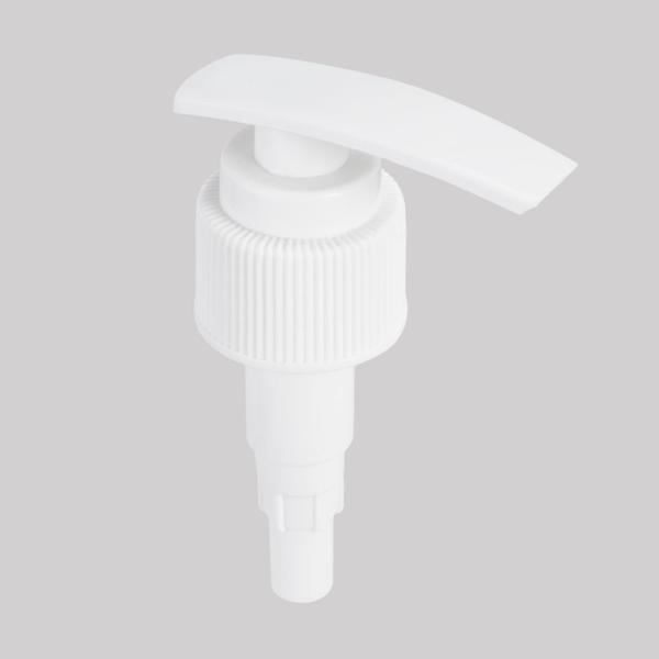 Bomba dispensadora de gel de limpeza de cor amarela com gola transparente tamanho 33/410