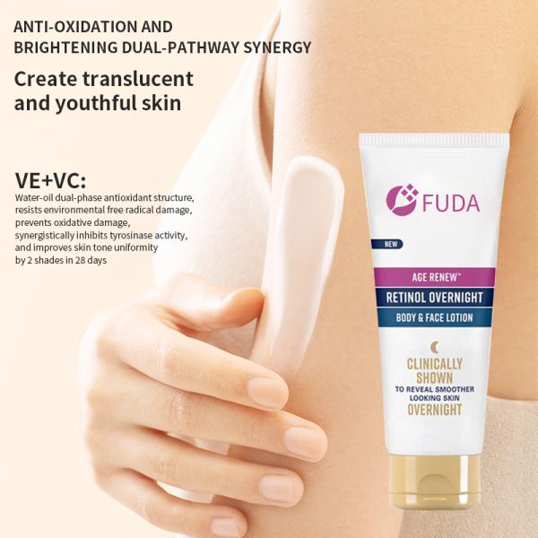 Niacinamida Retinol Loción hidratante para el cuerpo Esencia compleja antienvejecimiento