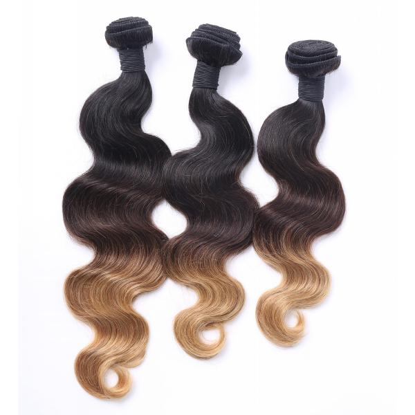 2017 Fashion 8A Grade Thick Hair Ombre 3 Color Body Wave Brazilian Remy Hair Bundles