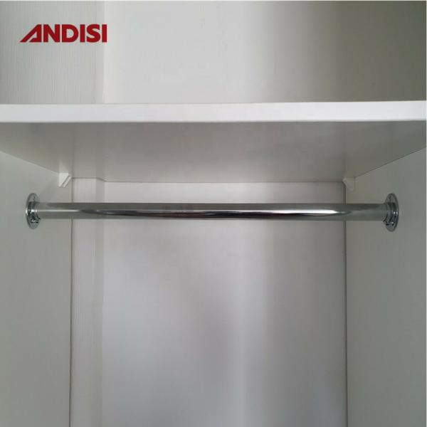 Wadrobe Tube Wardrobe Hanger Rod Light Clothes Hanging Rail Finish Matt Black Closet Rod