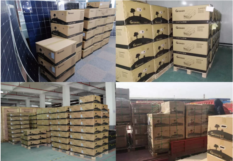 Hot Selling Growatt SPF 3500 5000 6000 ES Plus Single Phase Off-Grid Storage Inverter DC AC 3.5-6kw With High-speed Transport