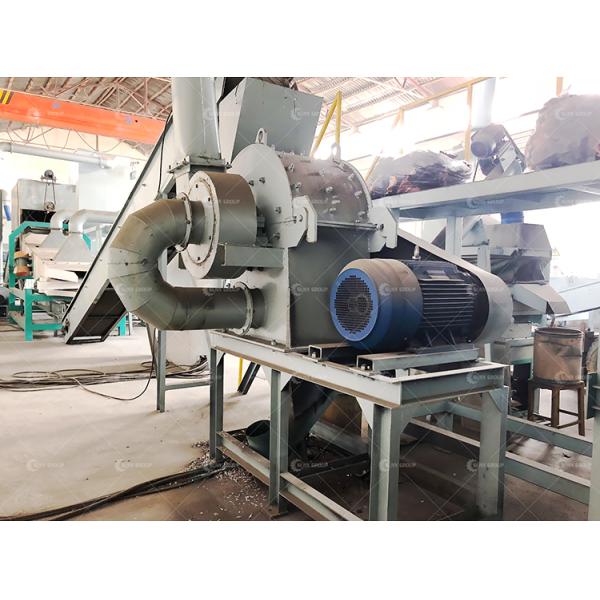 Передовая линия переработки материала из литийных батарей из автомобильных батарей