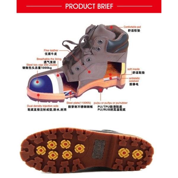 Zapatos de seguridad del PPE del desgaste del aire que caminan, zapatos de seguridad cómodos de moda de moda