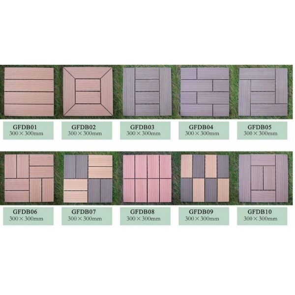 Interlocking WPC Floor Tiles for Patio, Bug Proof, Durable Finish, 10 Year Guarantee