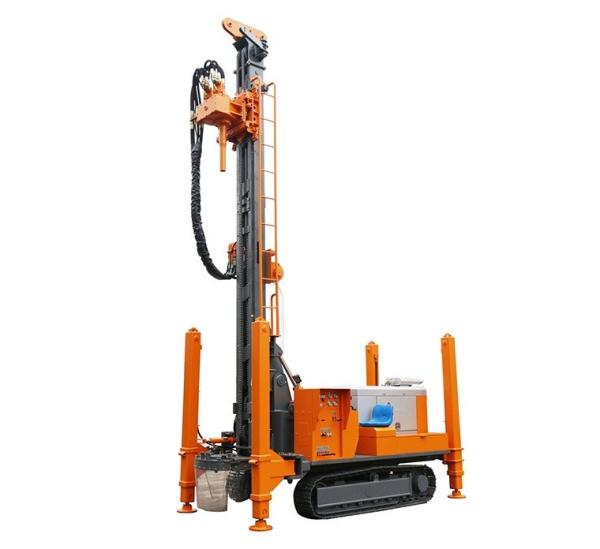 Portable diesel 185cfm mining industry air compressor with jack hammer