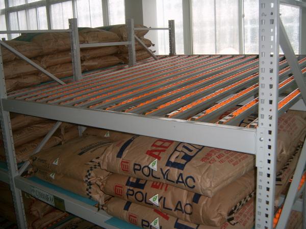Q235 Steel Carton Flow Racks Warehouse Storage Flow Through Racking