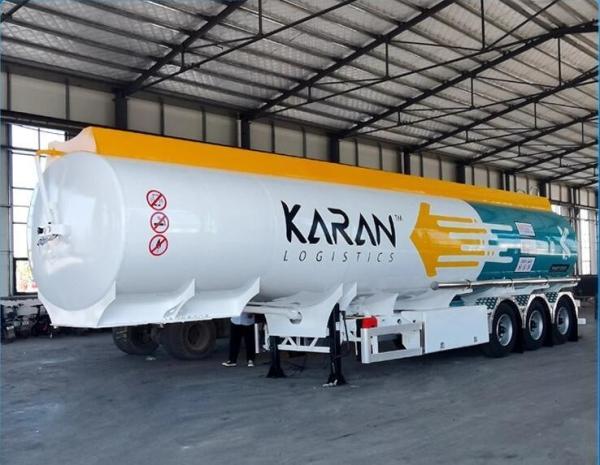 BPW Axle 3 Axles Fuel Oil Petrol Tanker Trailer with Fuwa Axle Steel Material