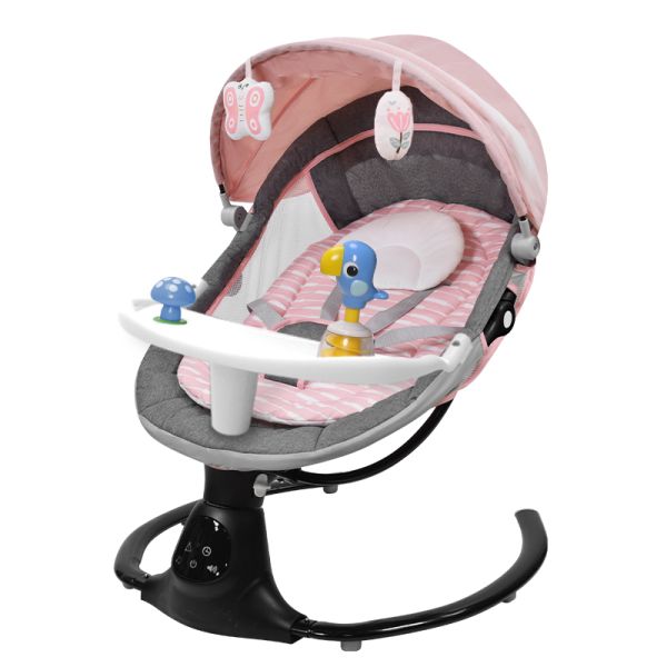 Luxury Plush Fabric Infant Swings Washable Newborn Bouncy Chair