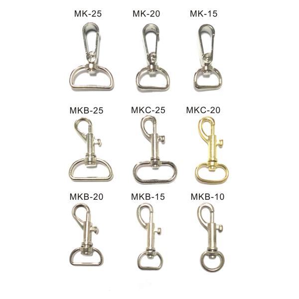 Aluminum / Copper Heavy Duty Carabiner Clips Lobster Hook Free Sample