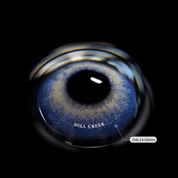 OEM Realistic Blue Aqua Colored Contacts For Brown Eyes