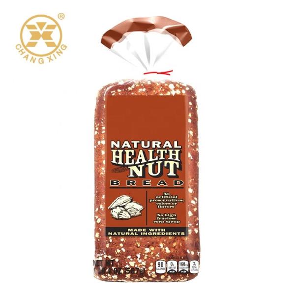 O empacotamento plástico do logotipo 0.5kg 250g do OEM para a tortilha dos pães envolve o empacotamento feito sob encomenda da soldadura térmica