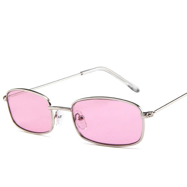 Vintage Rectangle Hot Sale Sunglasses Alloy Mirror Steampunk Women