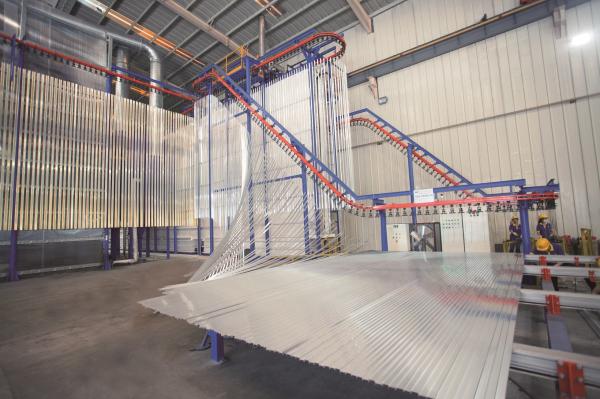 Ligne de revêtement d'ABD Aluminum Profiles Vertical Powder W20m*L53m