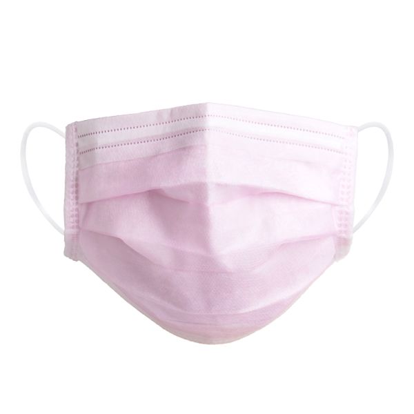 Hubei Haixin 3 Ply Non Woven Surgical Masks Medical Disposable Facemask Manufacturer Surgery Pink Face Mask Wholesale
