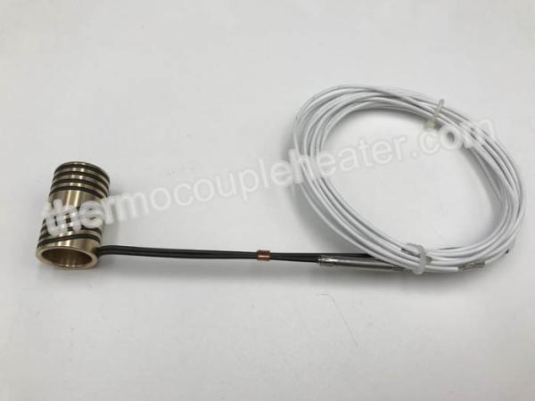 Hot Runner Molding 230V 200W Mini Brass Coil Heater IP65 With PTFE Leads