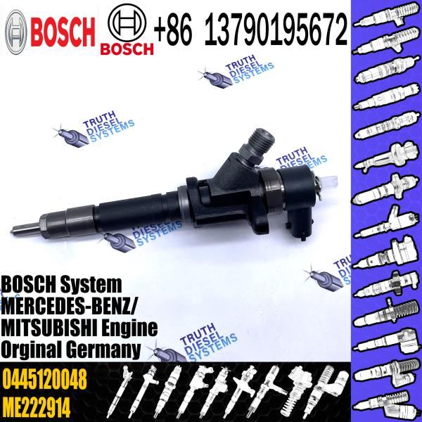 0445120048/0445120049 inyector común del carril para las piezas del motor diesel de MITSUBISHI 4M50 ME223750