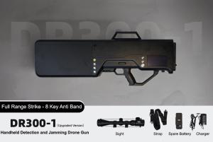 High Power 8 band drone gun detector system with 2km long range uav defense