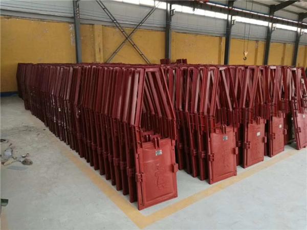 Channel Mounted Cast Iron Sluice Gates Medium Pressure For Sewage Treatment