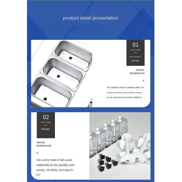 Commercial Soft Ice Cream Maker with Automatic Operation and Easy-to-Clean Design