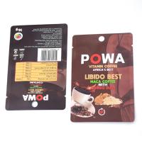 Matte Three Side Sealed Food Bags Pack With Round Hole Aluminum Foil Waterproof Sealing Plastic Pouch