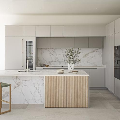 Modern White Modular MDF Kitchen Cabinet Lacquer Islands Design Stainless Carcase Sink Accessories Kitchen Furniture Supplier