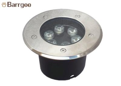 6pcs 1w 6w Led Underground Lamp Stainless Steel Face Ip67 With Round Shape