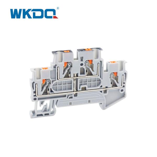 High Quality Grey JPTTB 2.5-PV  Push in Universal  Terminal Block Ce Certified