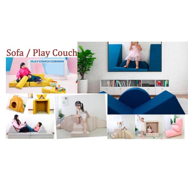 Modern Foam Kids Play Couch 14pcs Per Set Home Decor Kids Sofa Custom Logo Accepted