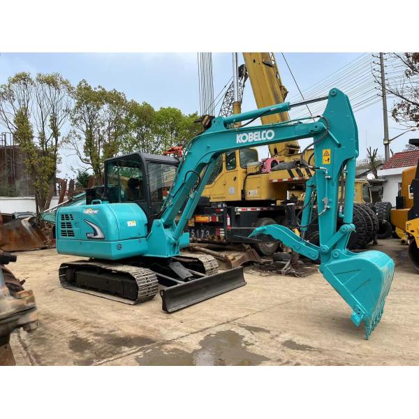 Used KOBELCO SK60 Mini Excavator with Low Working Hours and Parker Hydraulic Cylinder