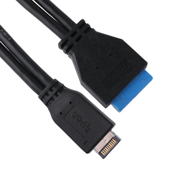 USB 3.1 Type-E Male To IDC20P Computer Motherboard Power Cable Male Adapter Cable 20 Pin Extension Cable OEM / ODM
