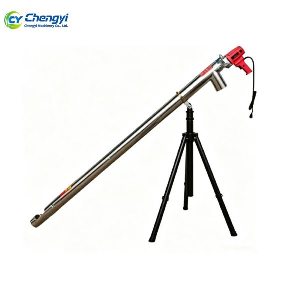 Stainless Steel Electric Grain Conveyor 6M Length Motor For Cereal Auger Loading