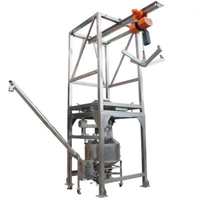 Do contentor grande do descarregador do saco da grão do silo equipamento de descarregamento material