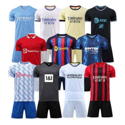 Embroidered Custom Jersey Football Set Multiscene Anti Pilling
