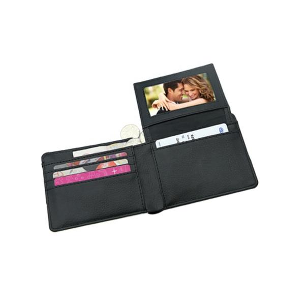 Sublimation Purse Blanks Pu Leather Flip Up Custom Leather Bifold Wallet