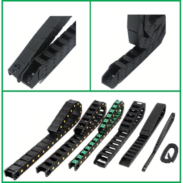 18x18 Semi-Enclosed Interior Opening Electric CNC Machine Nylon Drag Cable Tow Chain