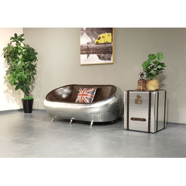 Nidea #8911 Luxury Sofa Vintage Industrial Retro Aviator Sofa  Bar Pub Club Studio Car Dealer Lounge Living Room Furniture  Club