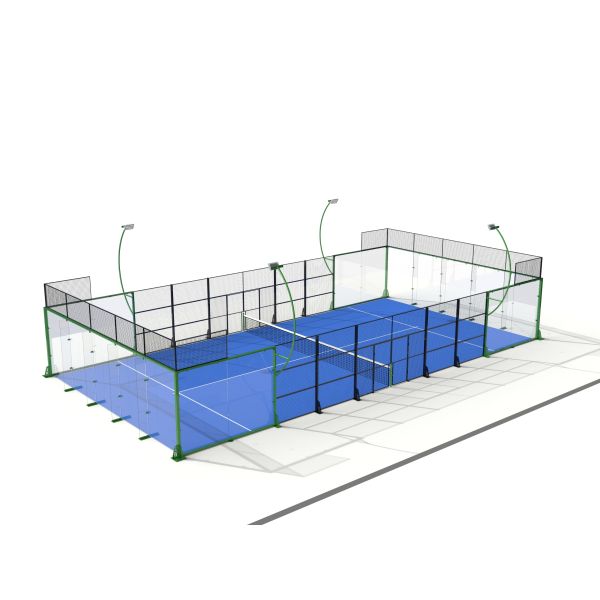 Outdoor Panoramic Glass Padel Court for Clubs & Sports Facilities