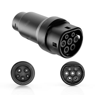 Oem EV Charger Connector 32A Adapter Ev Charger Car Ac Connector Gbt to J1772 Adapter