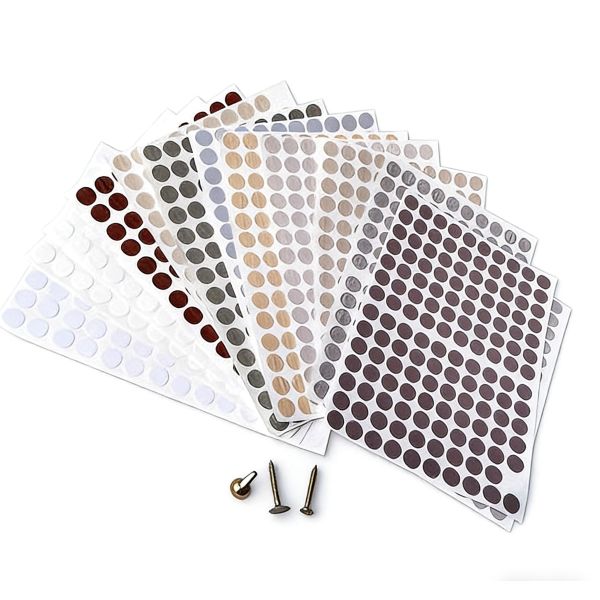 Decorative PVC Plastic Screw Covers for Easy Installation and Furniture Surface Repair